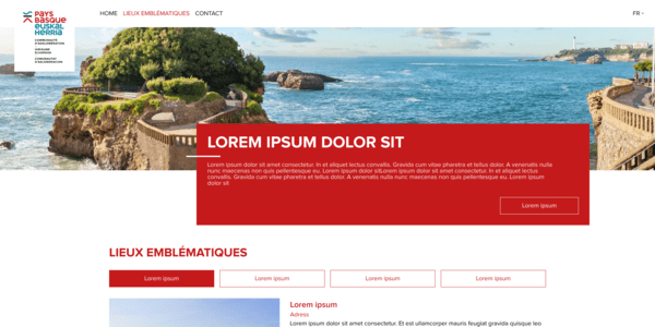 Maquette pays Basque